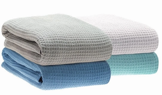 100% Cotton Waffle Blankets by Linen House