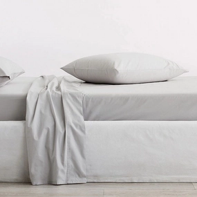 300TC Organic Classic Percale DOVE Sheet Set by Sheridan