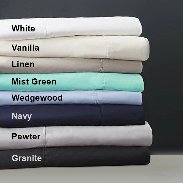 400TC Egyptian Cotton Sateen LINEN Sheet Set by Logan and Mason Platinum