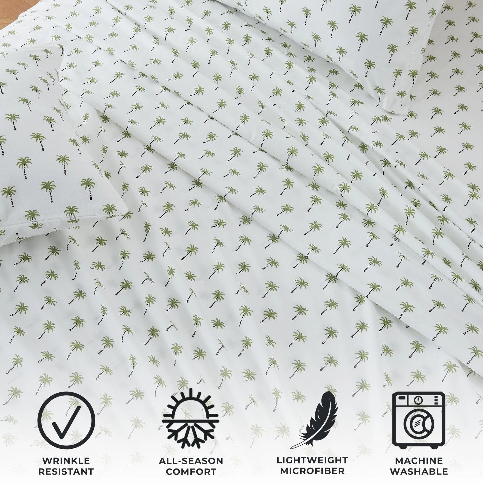 4-Piece Coastal Microfiber Sheet - Newport Collection