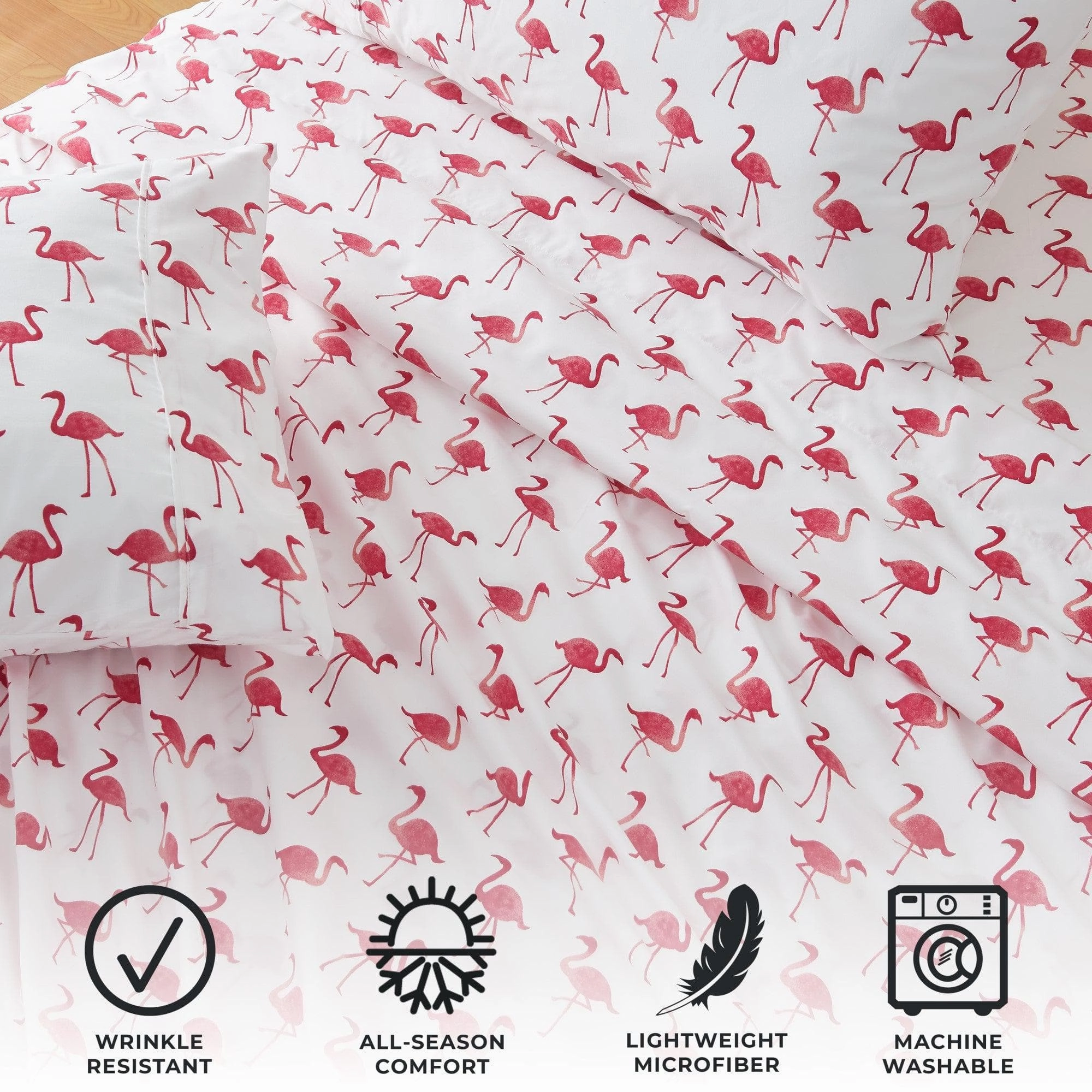 4-Piece Coastal Microfiber Sheet - Newport Collection