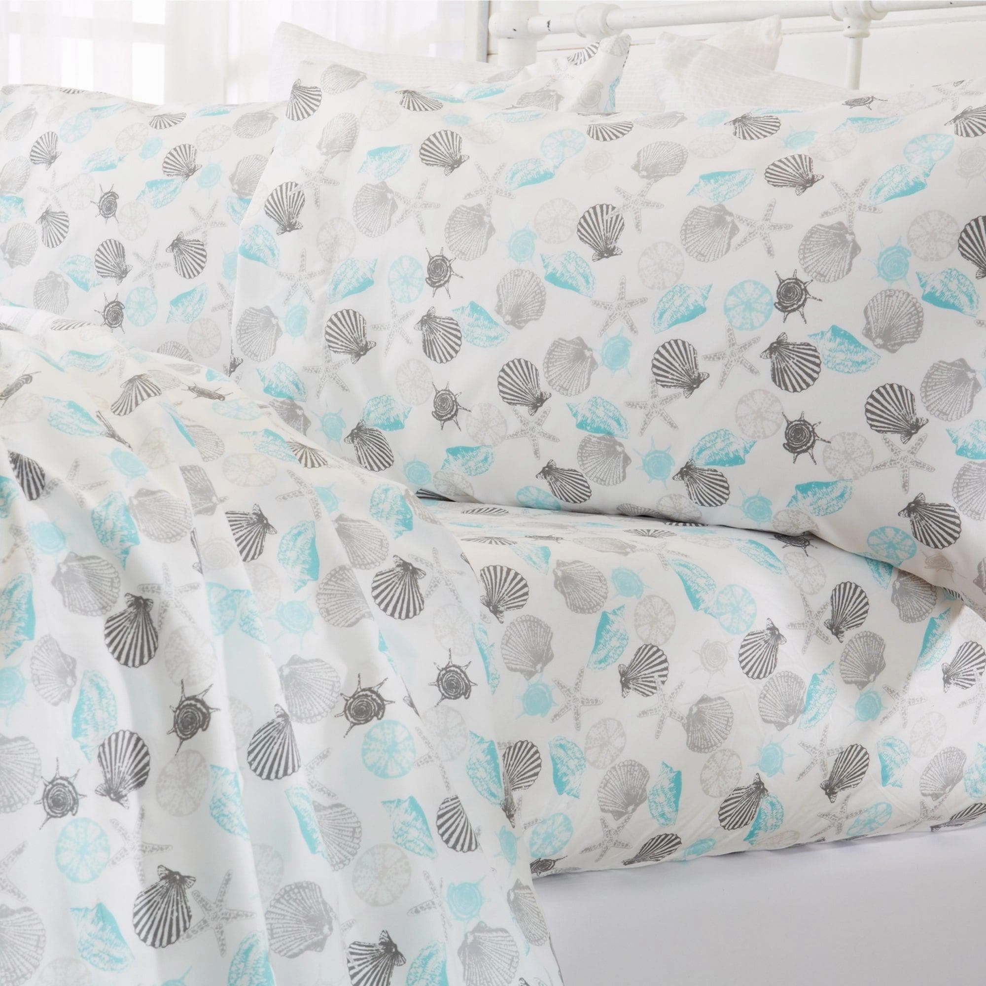 4-Piece Coastal Microfiber Sheet - Newport Collection