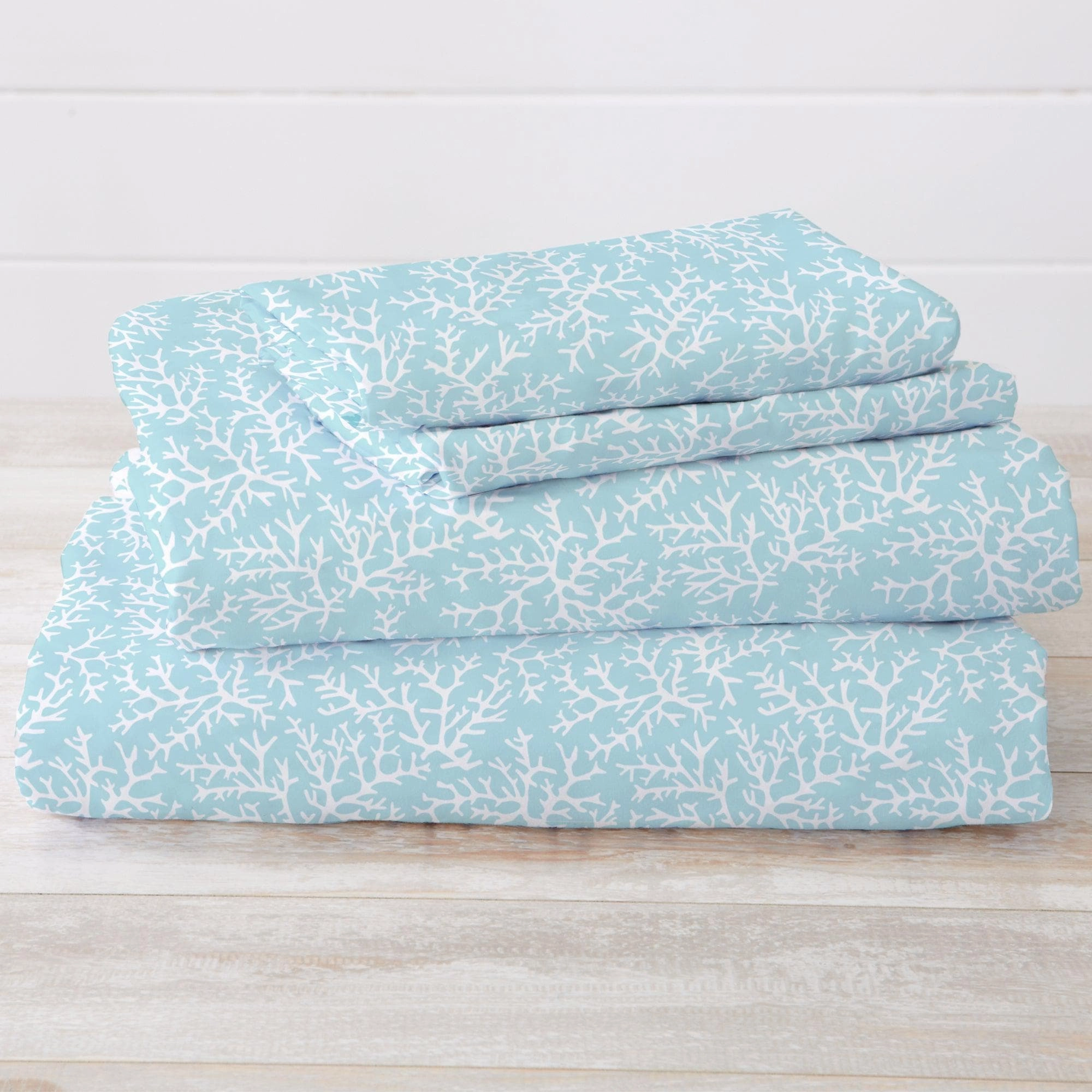 4-Piece Coastal Microfiber Sheet - Newport Collection