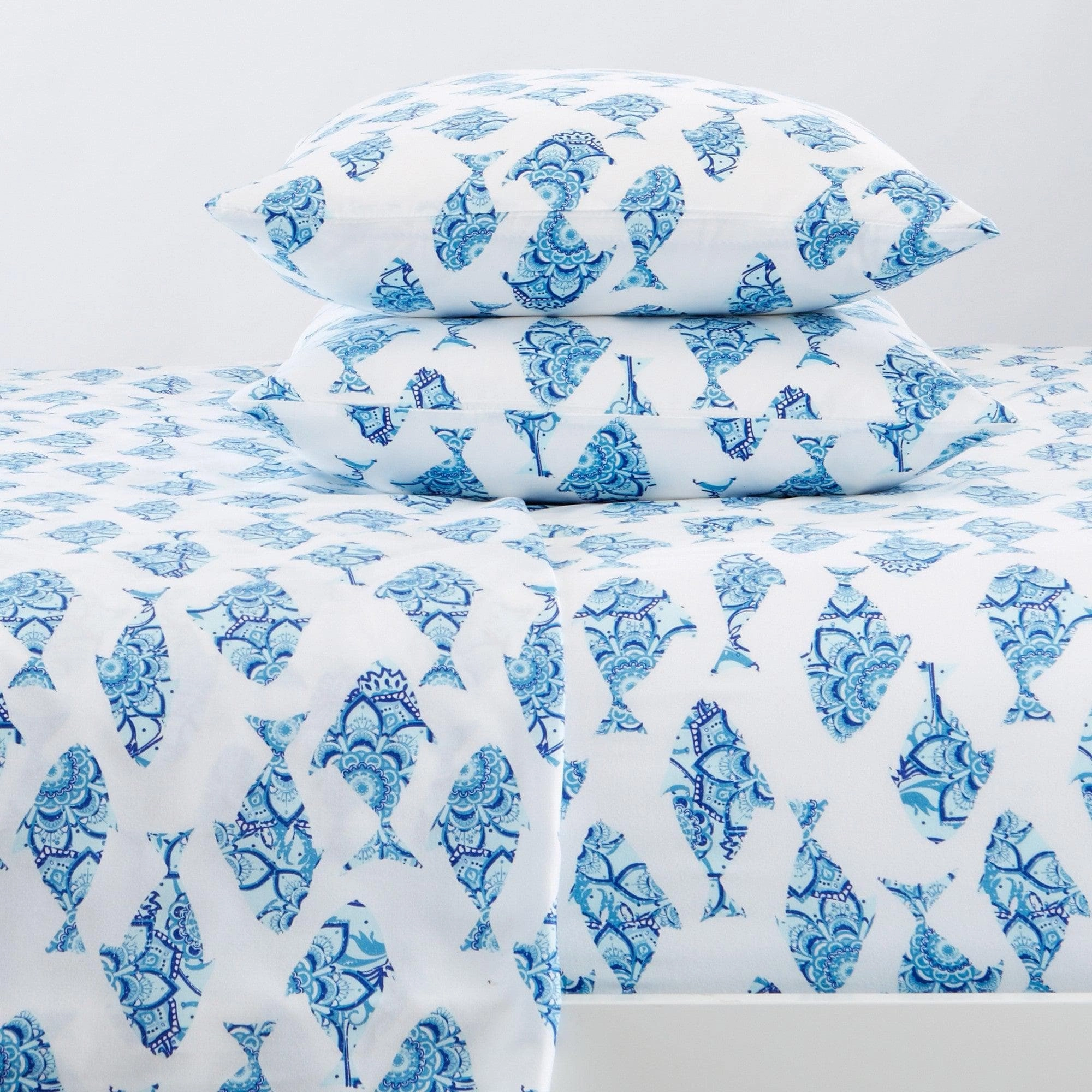 4-Piece Coastal Microfiber Sheet - Newport Collection
