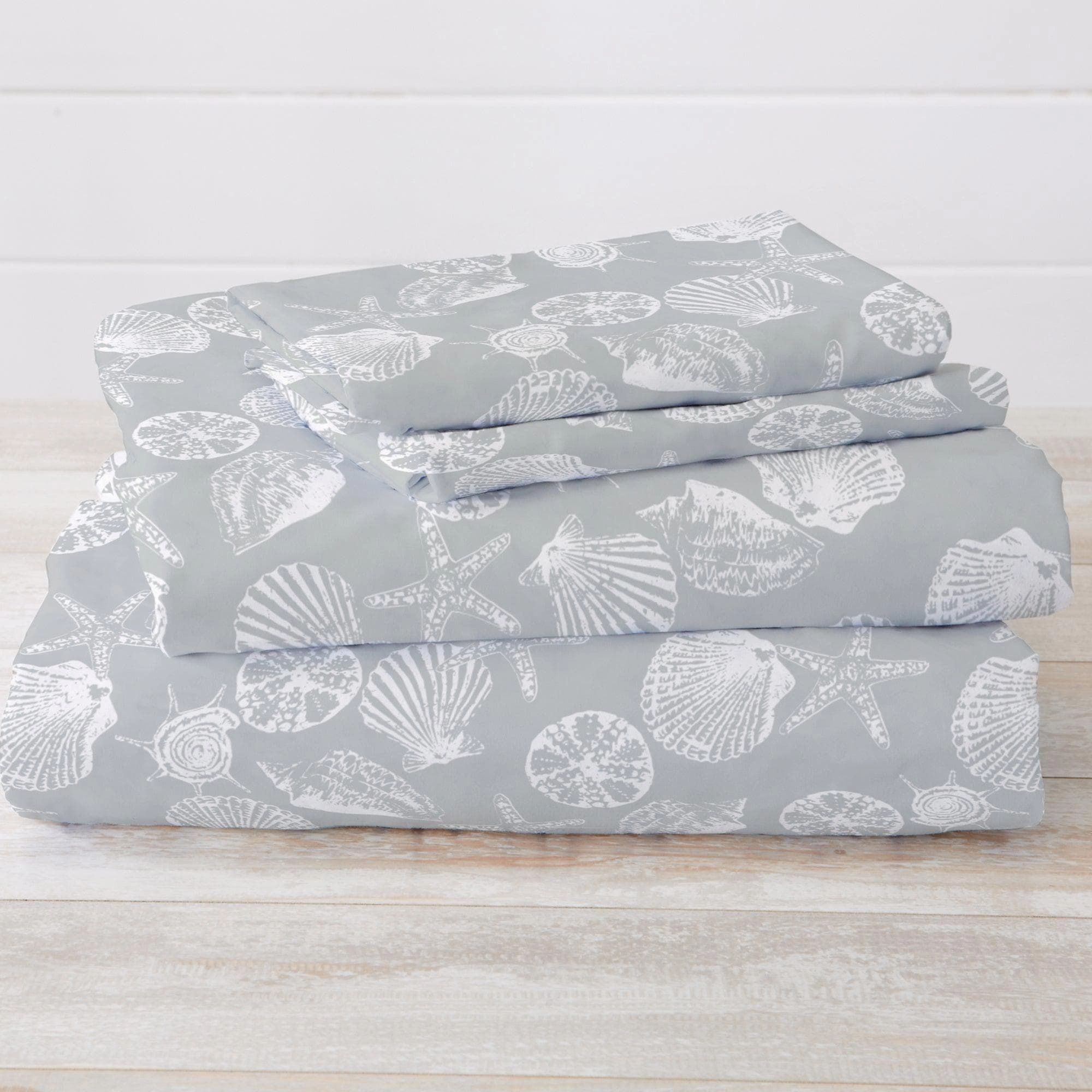 4-Piece Coastal Microfiber Sheet - Newport Collection