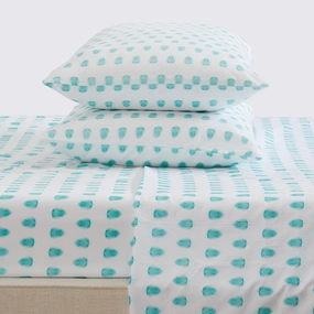 4-Piece Coastal Microfiber Sheet Set - Nantucket Collection