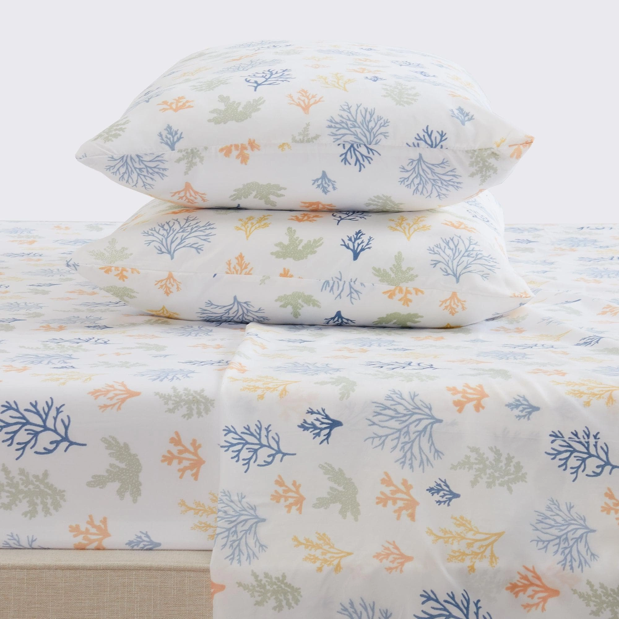 4-Piece Coastal Microfiber Sheet Set - Nantucket Collection