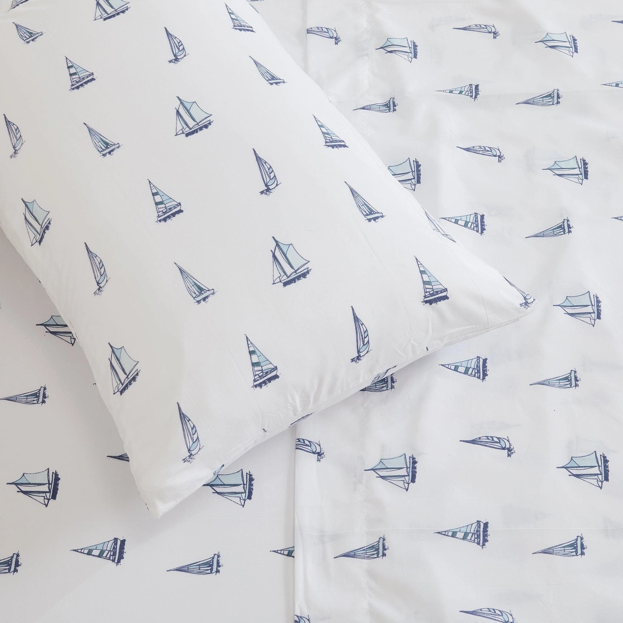 4-Piece Coastal Microfiber Sheet Set - Nantucket Collection