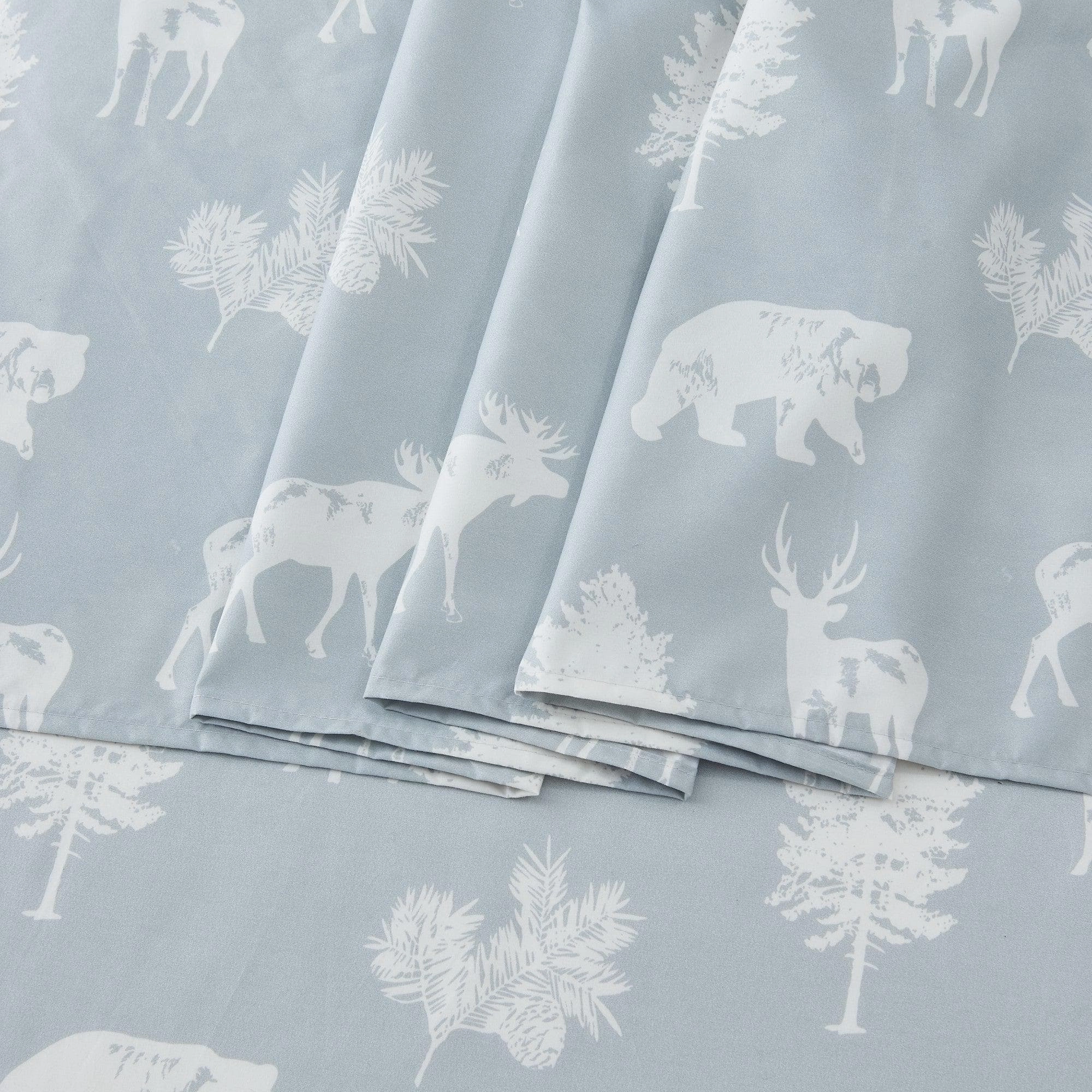 4-Piece Lodge Microfiber Sheet - Mountain Ridge Collection