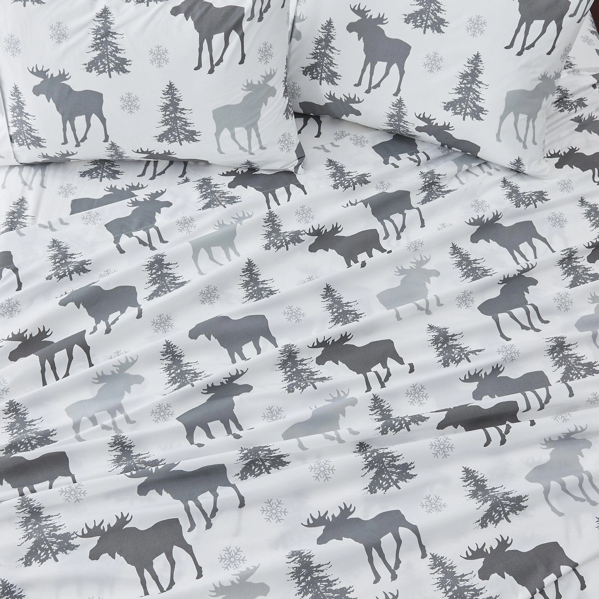 4-Piece Lodge Microfiber Sheet - Mountain Ridge Collection