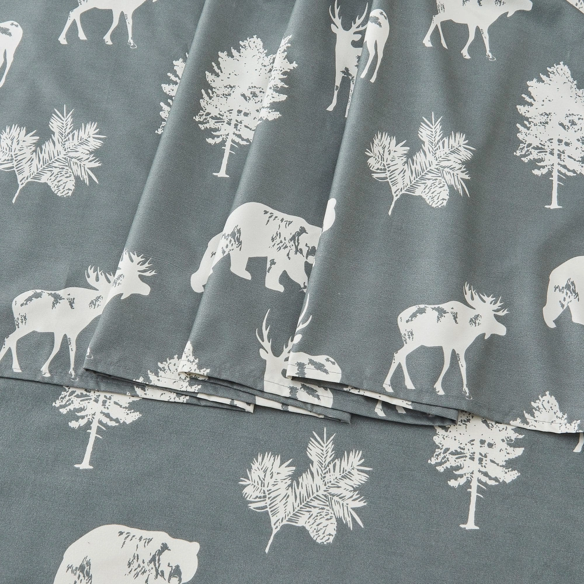 4-Piece Lodge Microfiber Sheet - Mountain Ridge Collection