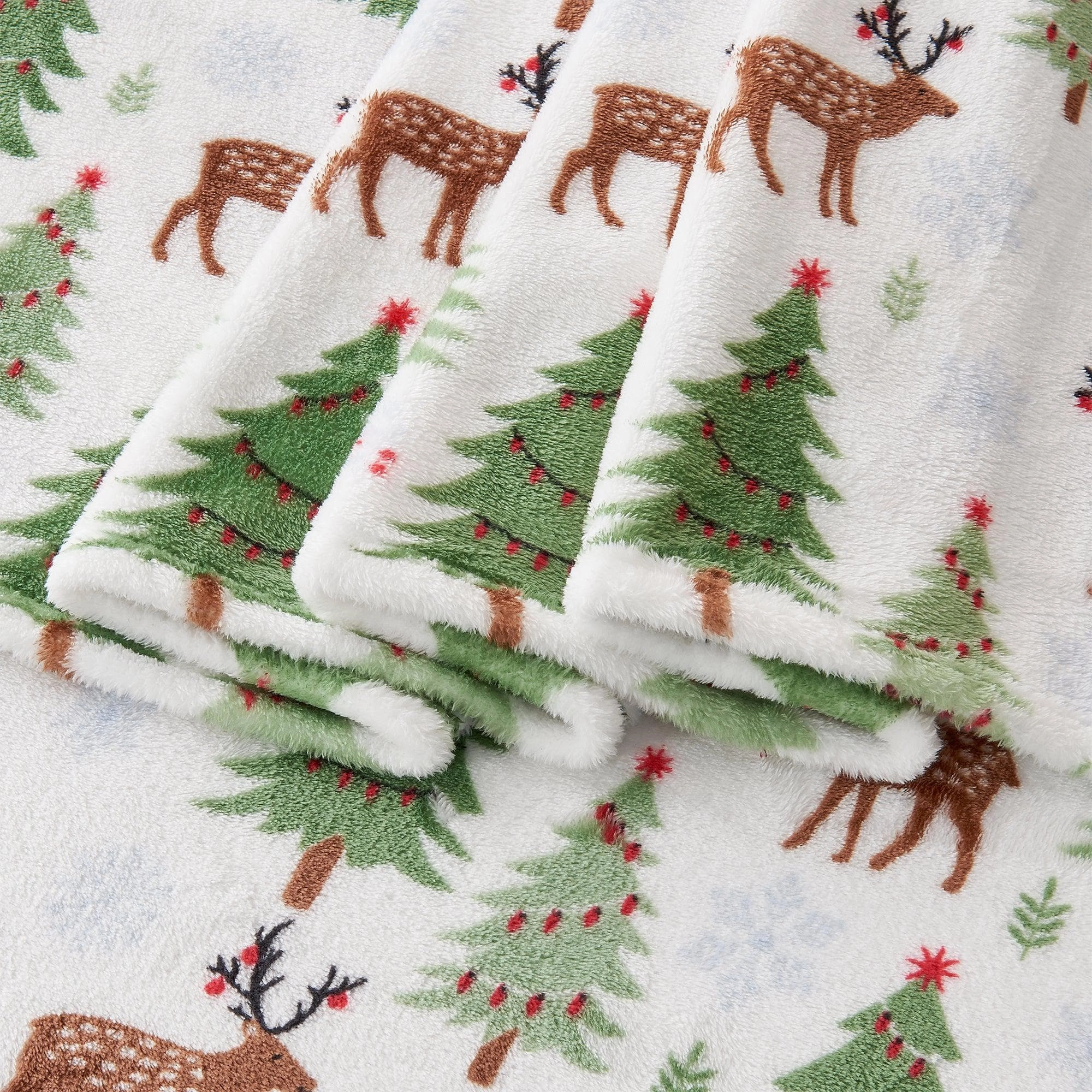 4-Piece Printed Plush Sheet - Velvet Luxe Collection