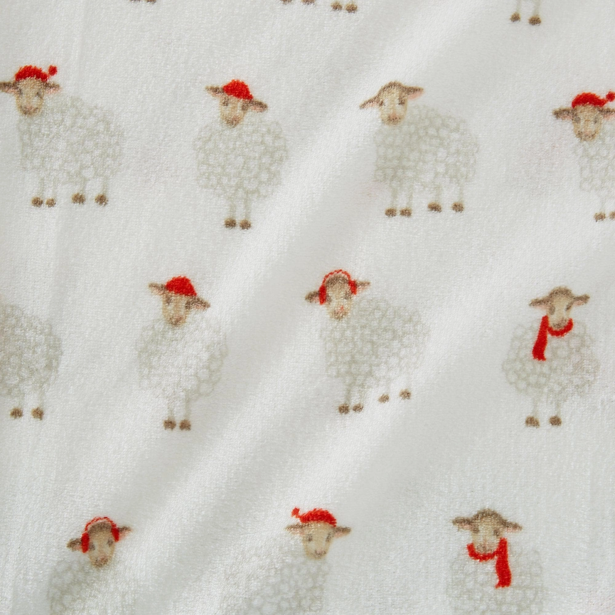 4-Piece Printed Plush Sheet - Velvet Luxe Collection