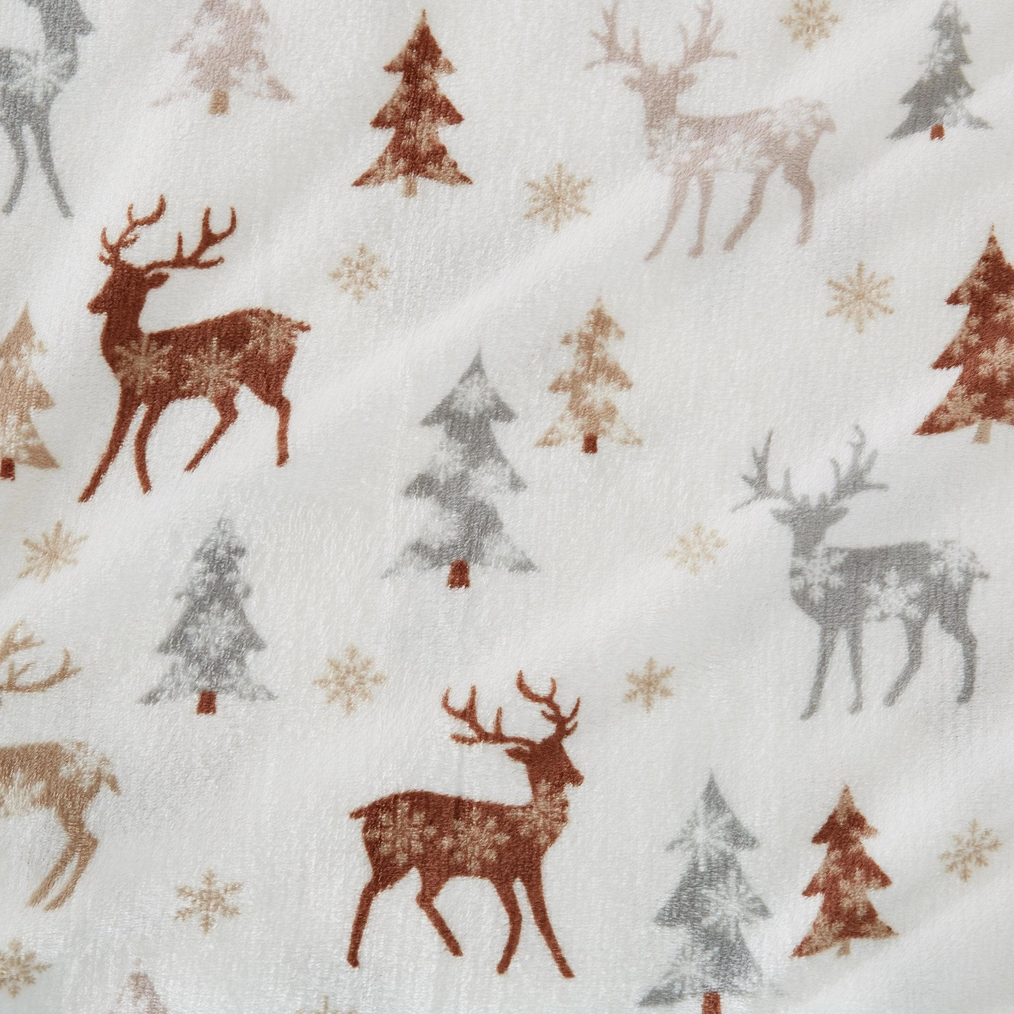 4-Piece Printed Plush Sheet - Velvet Luxe Collection