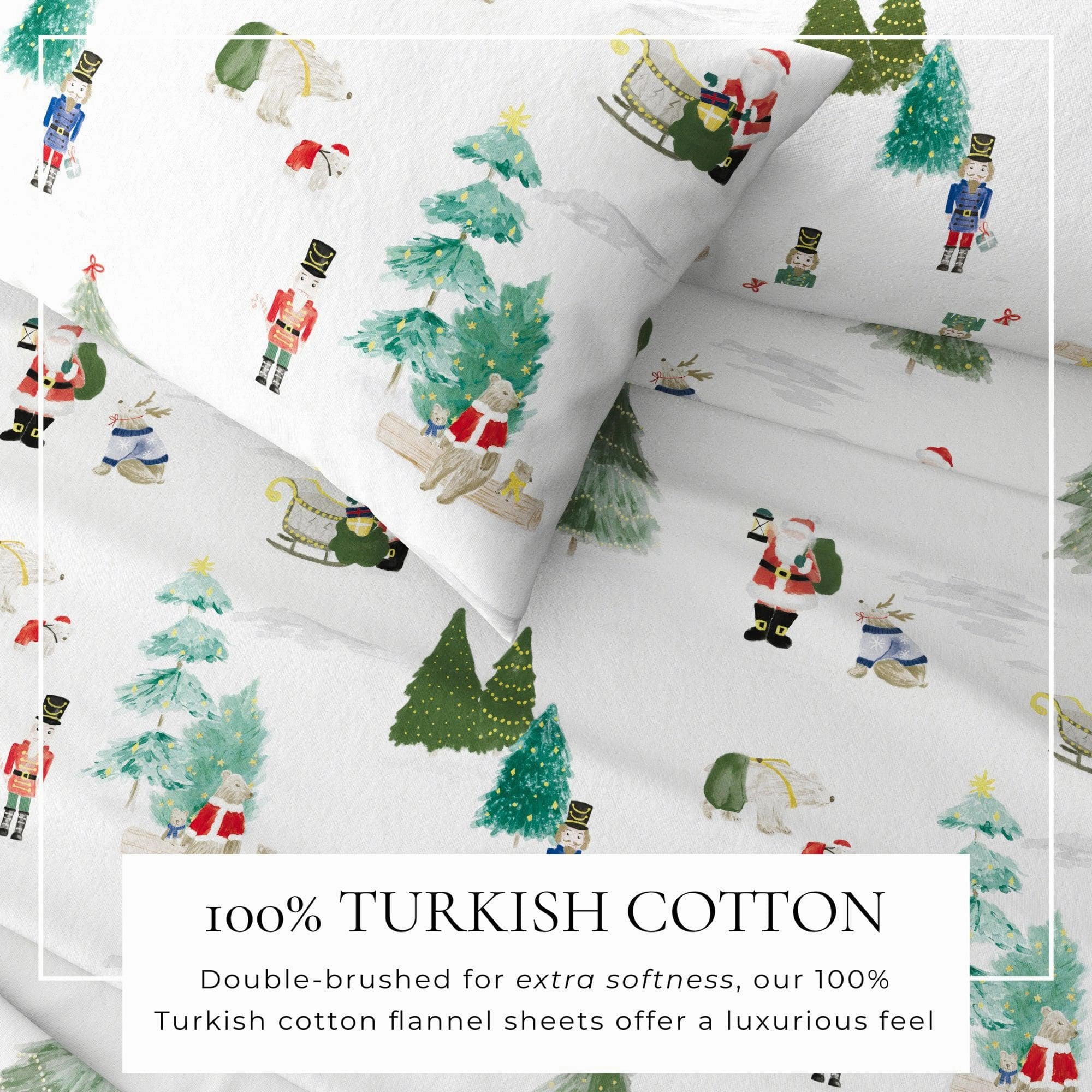 4-Piece Turkish Cotton Flannel Sheet - Whittaker Collection