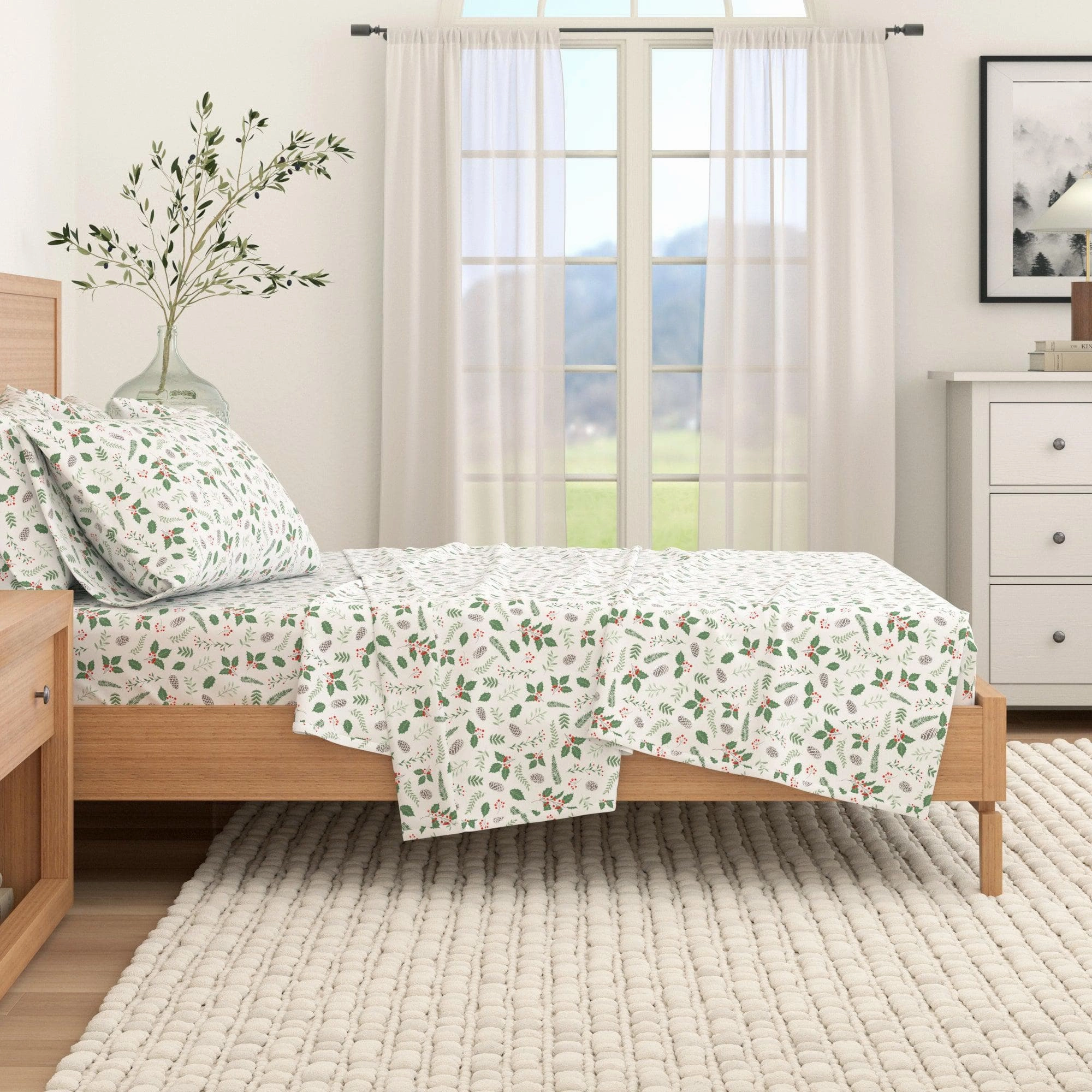 4-Piece Turkish Cotton Flannel Sheet - Whittaker Collection