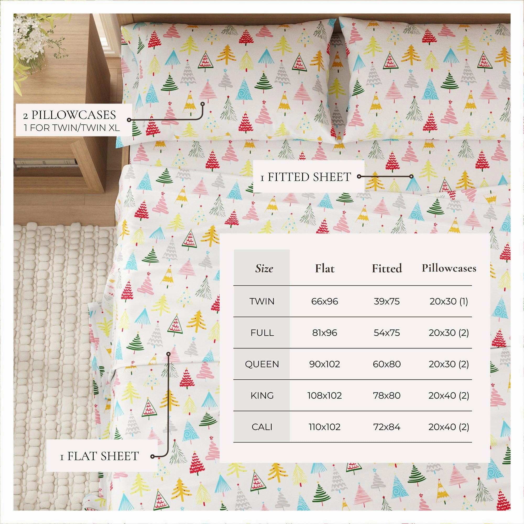 4-Piece Turkish Cotton Flannel Sheet - Whittaker Collection