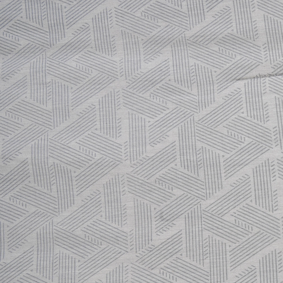 8Pc Inner City 100% Cotton Yarn Dyed Melange Soft Grey Quilt Set