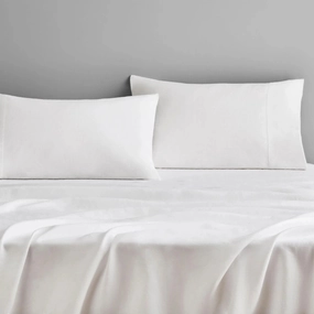 Abbotson WHITE Linen Flat Sheet by Sheridan