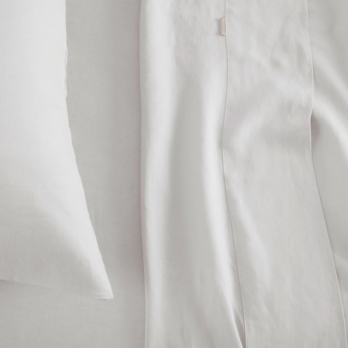 Abbotson WHITE Linen Flat Sheet by Sheridan
