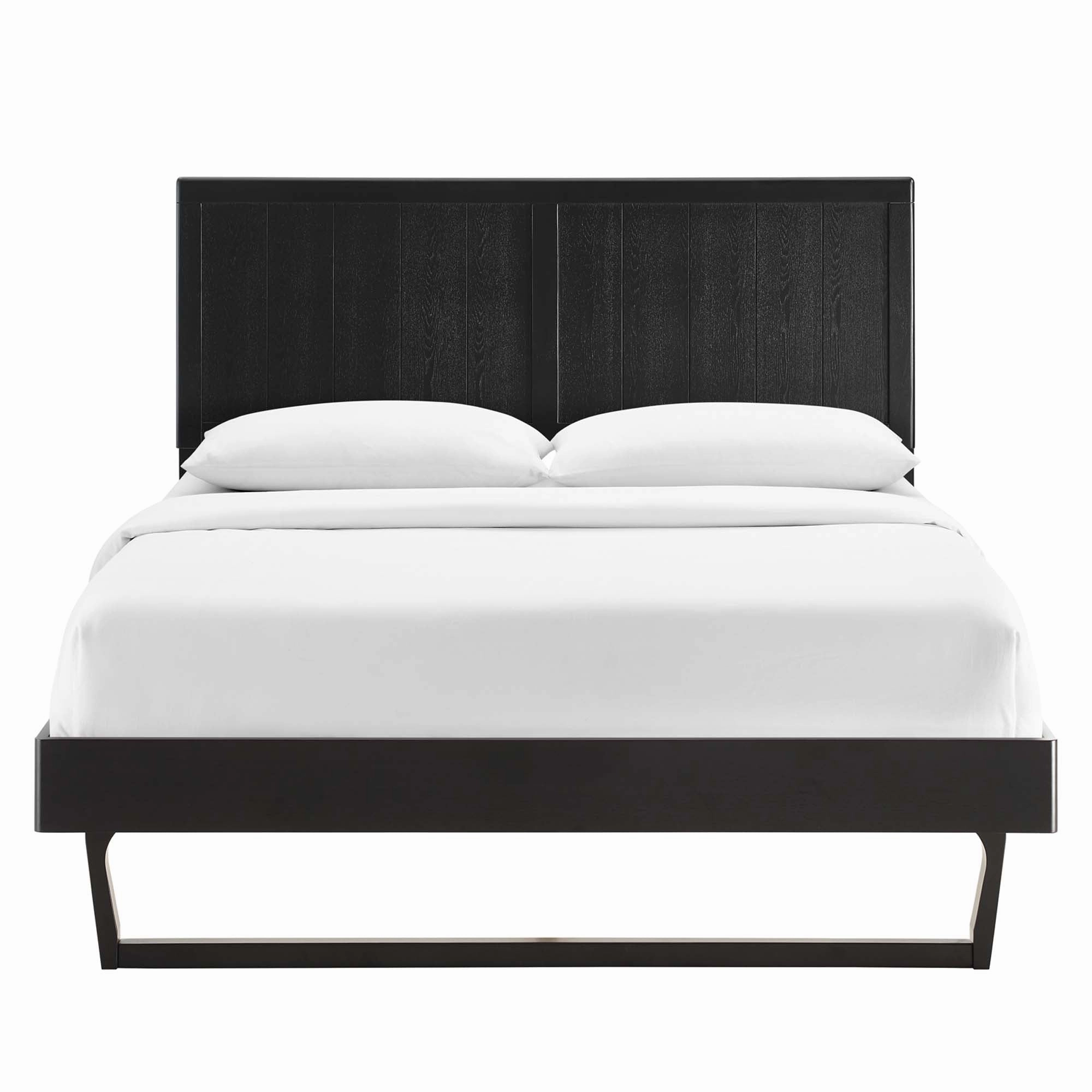 Alana Wood Platform Bed With Angular Frame by Modway