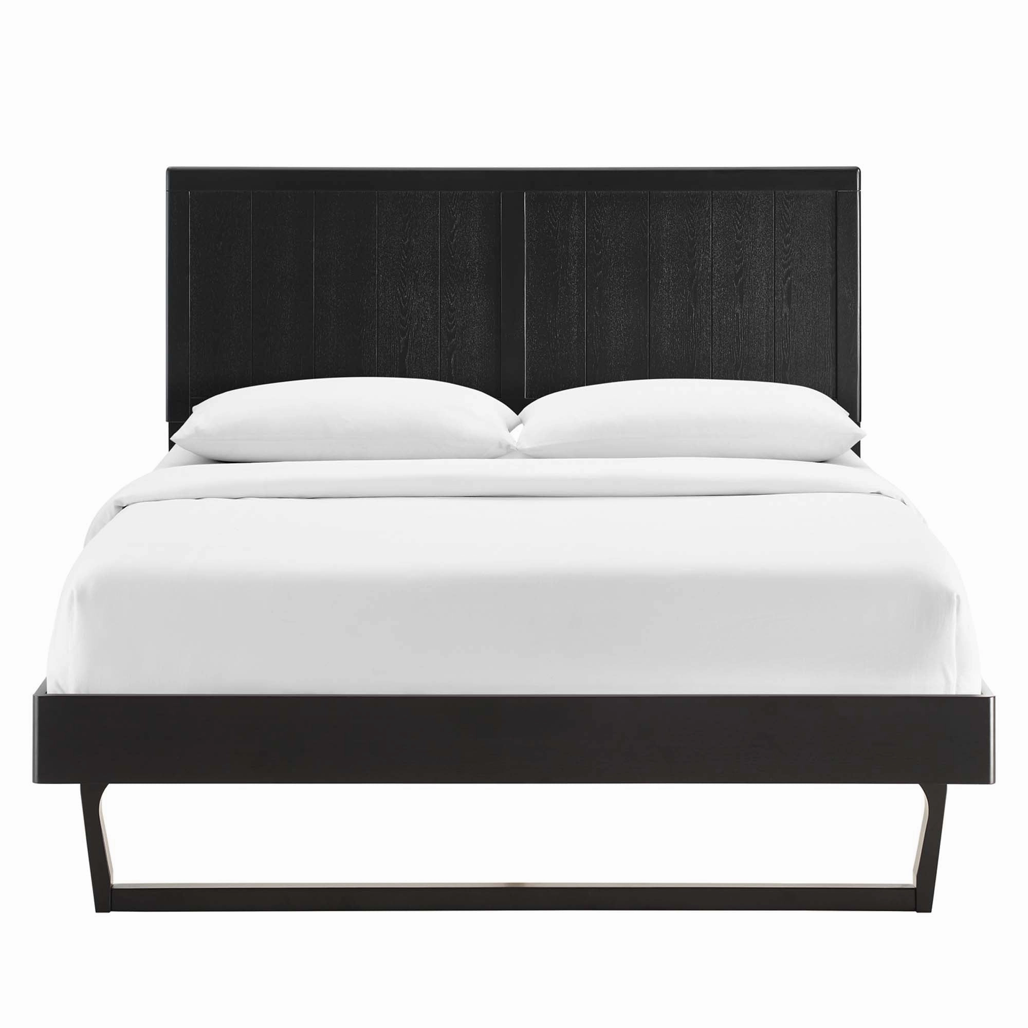 Alana Wood Platform Bed With Angular Frame by Modway