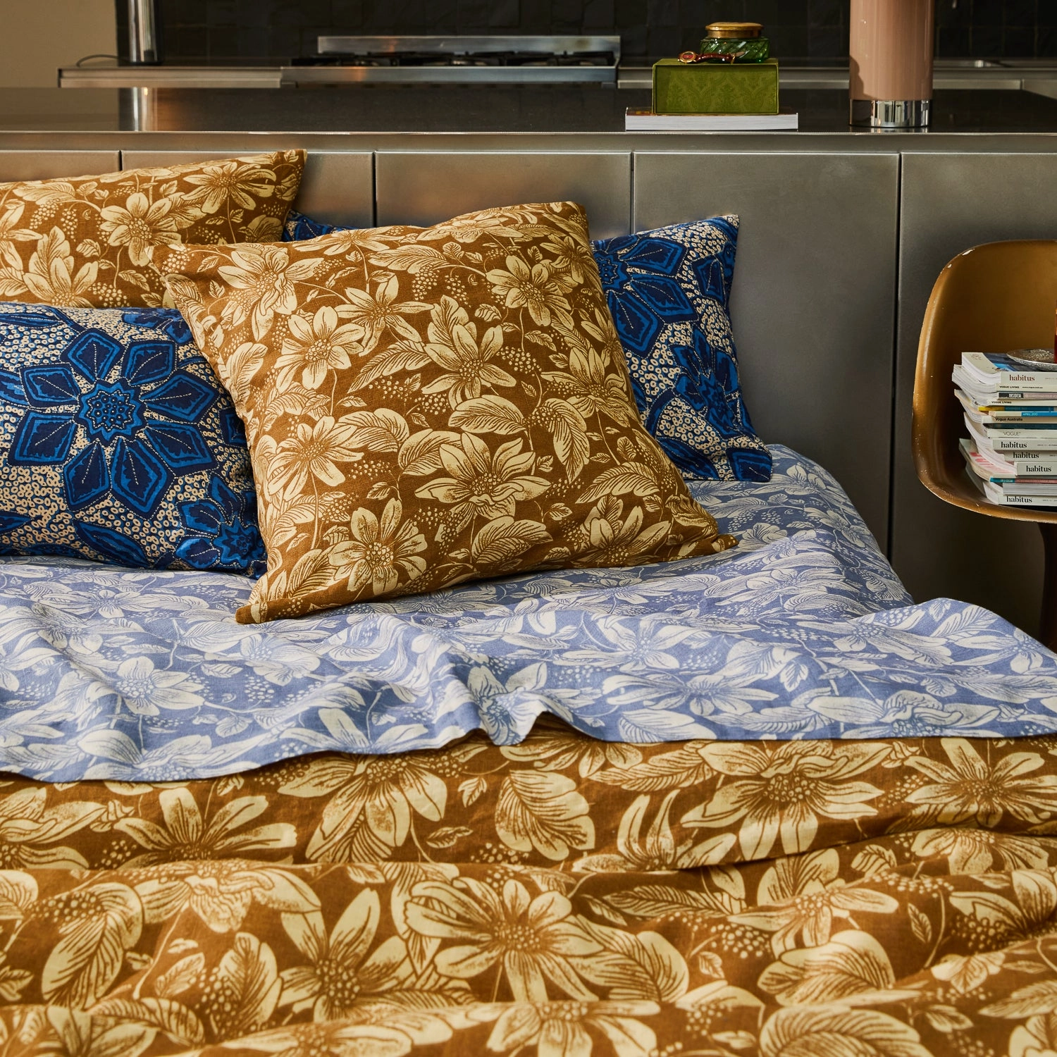 Amrita Linen Sheets - Smoke