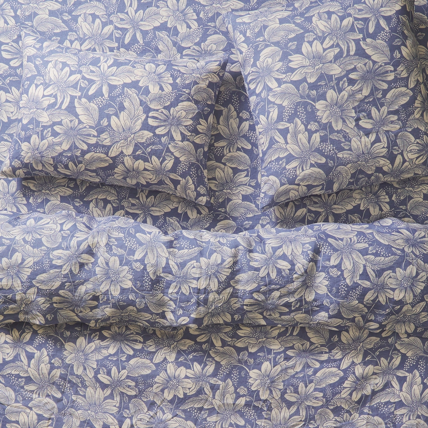 Amrita Linen Sheets - Smoke