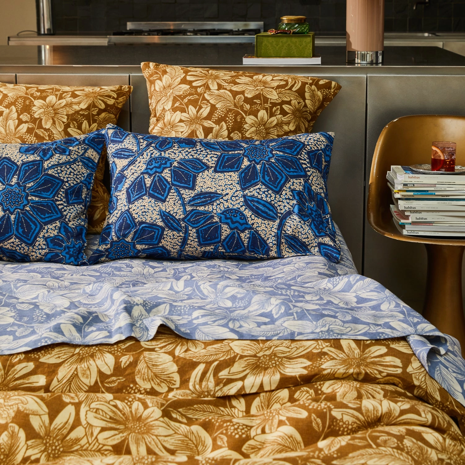 Amrita Linen Sheets - Smoke