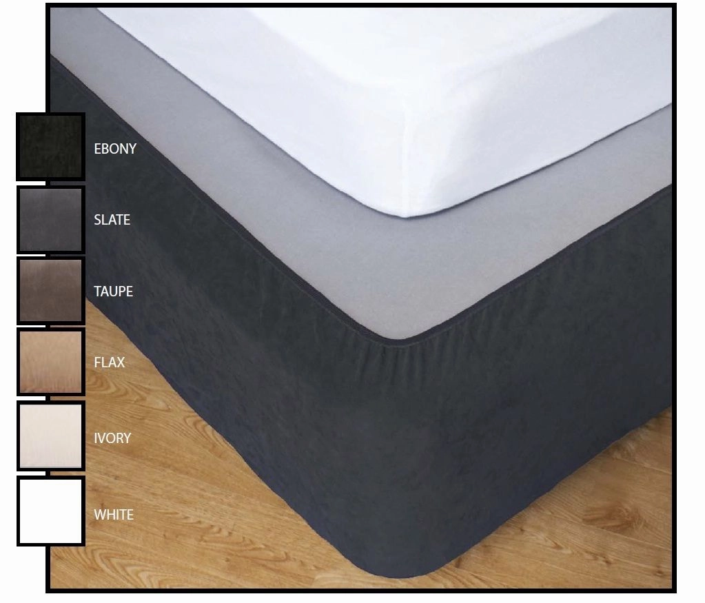 Apartmento Stretch Valance / Bedskirt - Slate