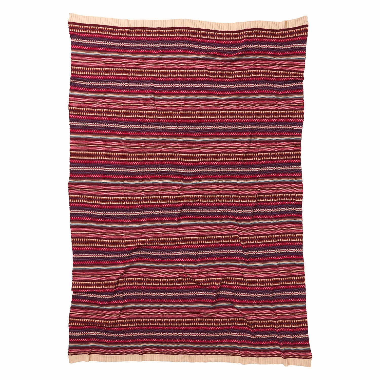 Arlette Knit Blanket - Scarlet