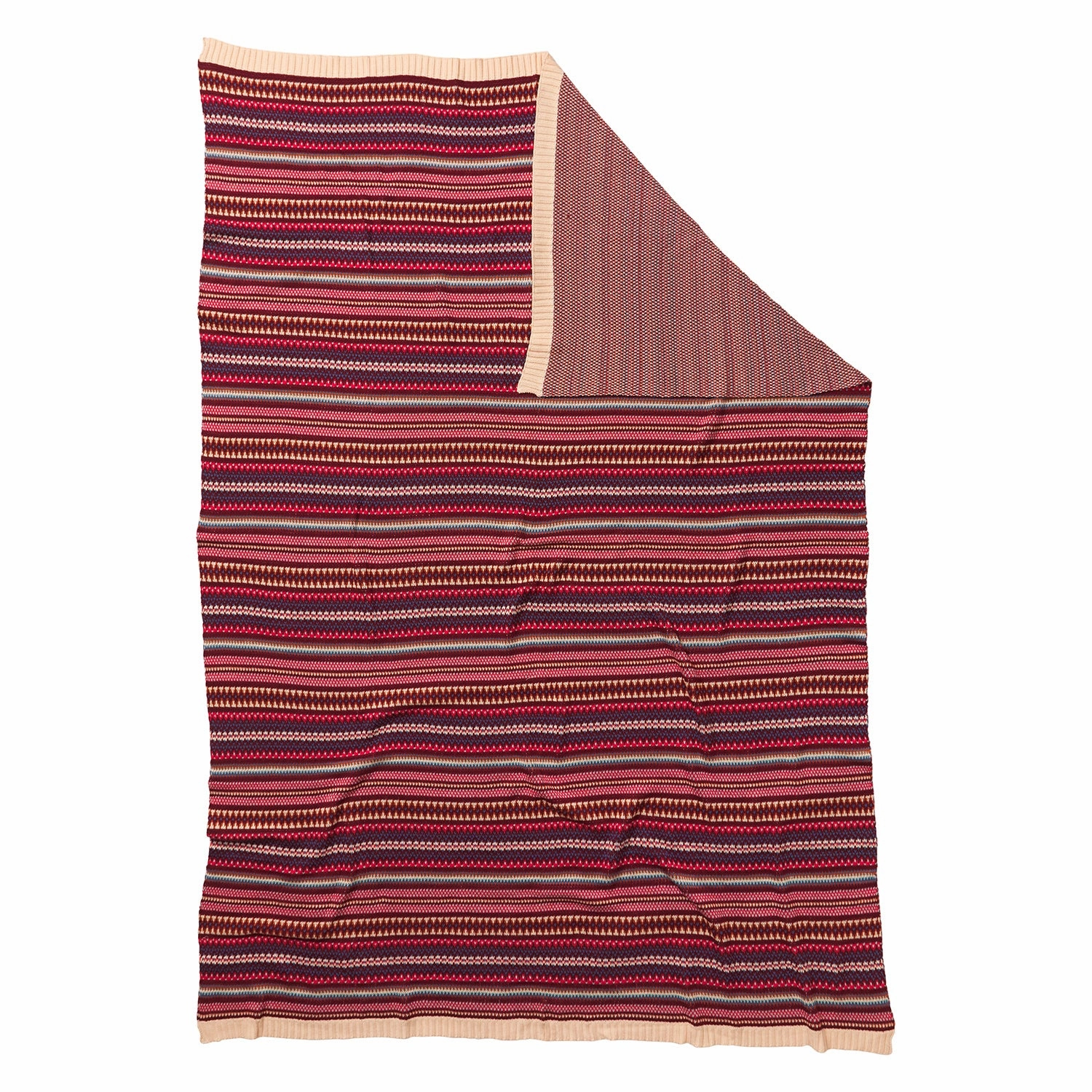 Arlette Knit Blanket - Scarlet