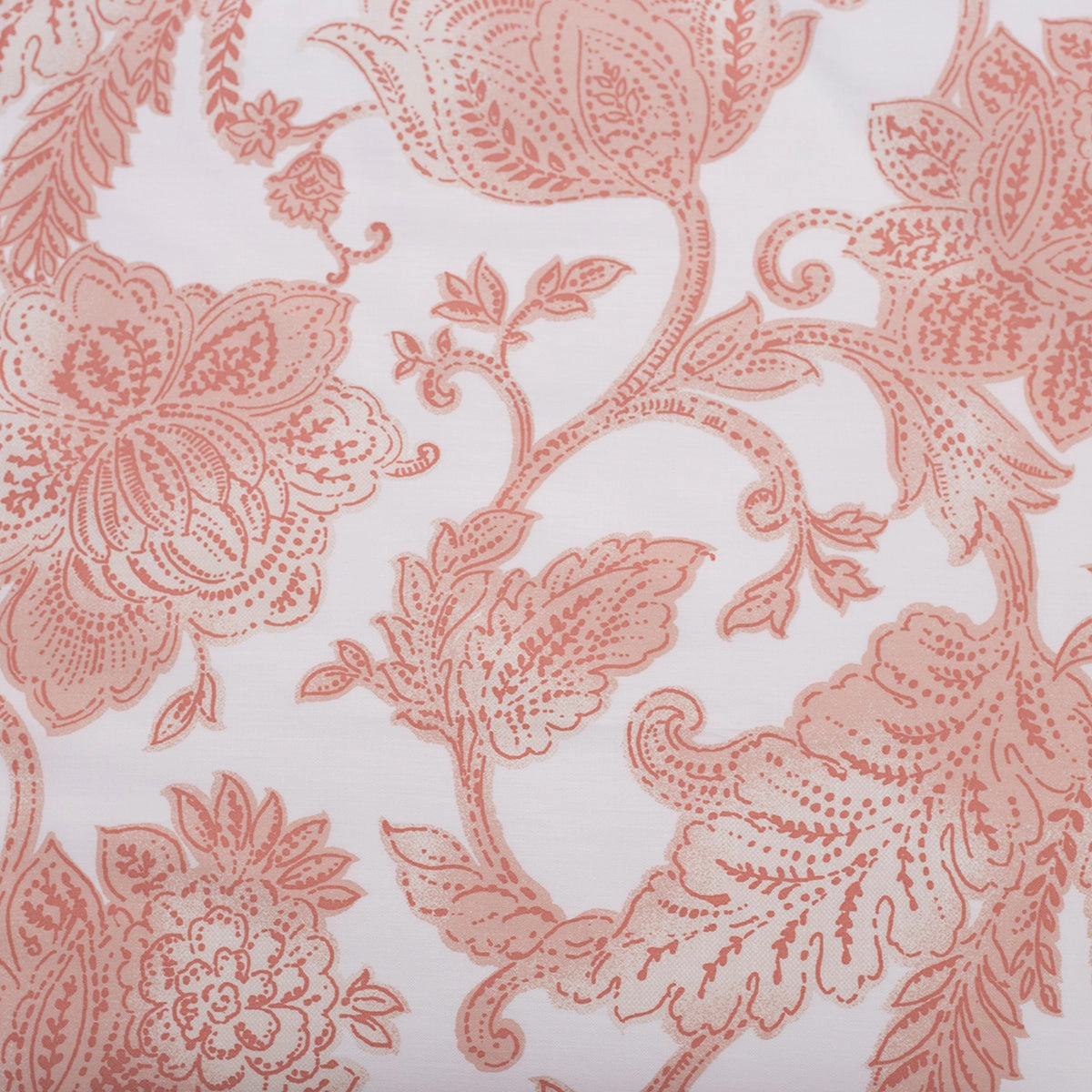 Art Nouveau Mabel Printed 100% Cotton Red Soft Bed Sheet