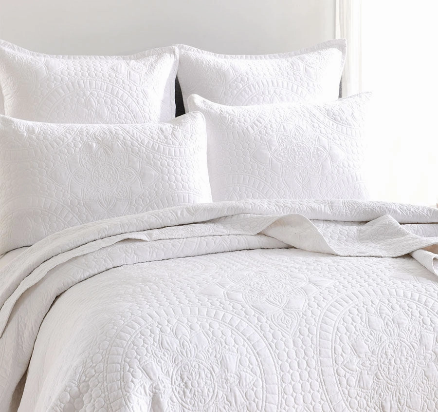 Asher Coverlet Set Range White