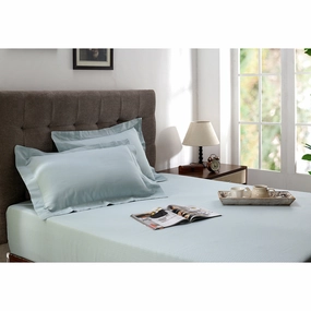 Astrid Self Jacquard 100% Cotton Bed Sheet With Pillow Covers
