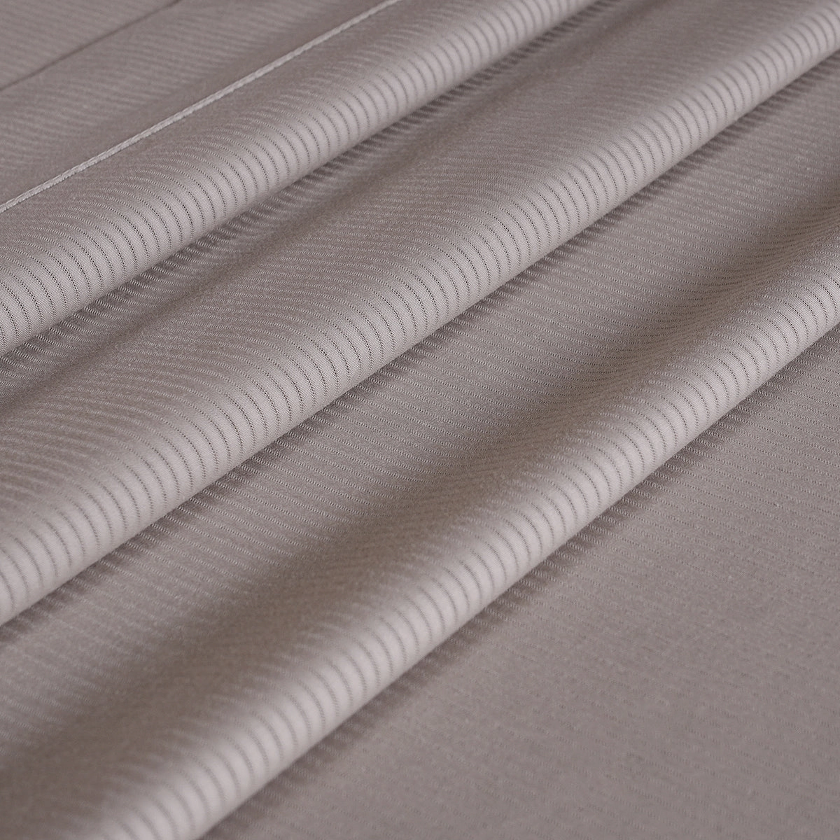 Aurelius Self Jacquard 100% Cotton Grey Bed Sheet with Pillow Case