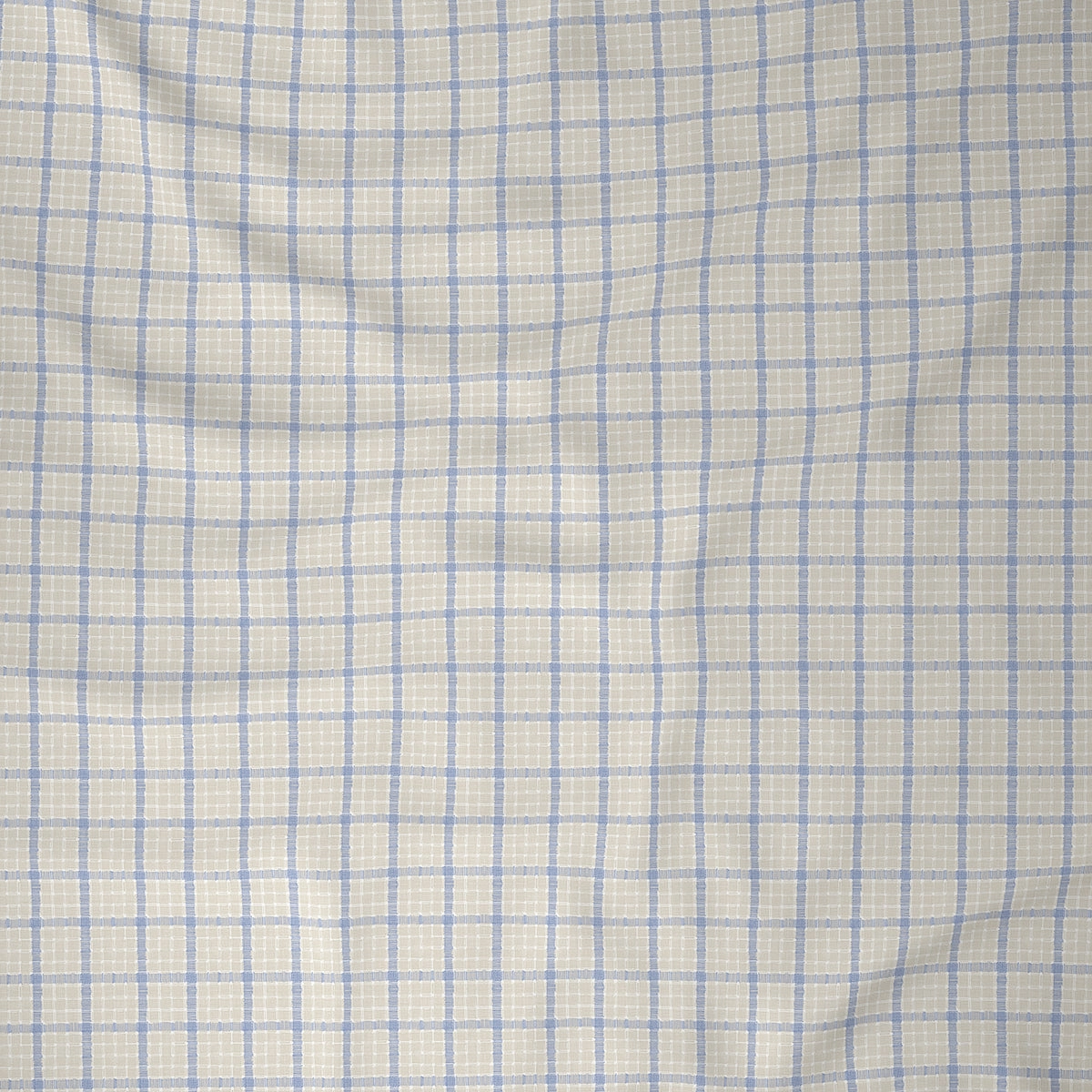 Backyard Patio Adrian Print Blue Bed Sheet with Pillow Case