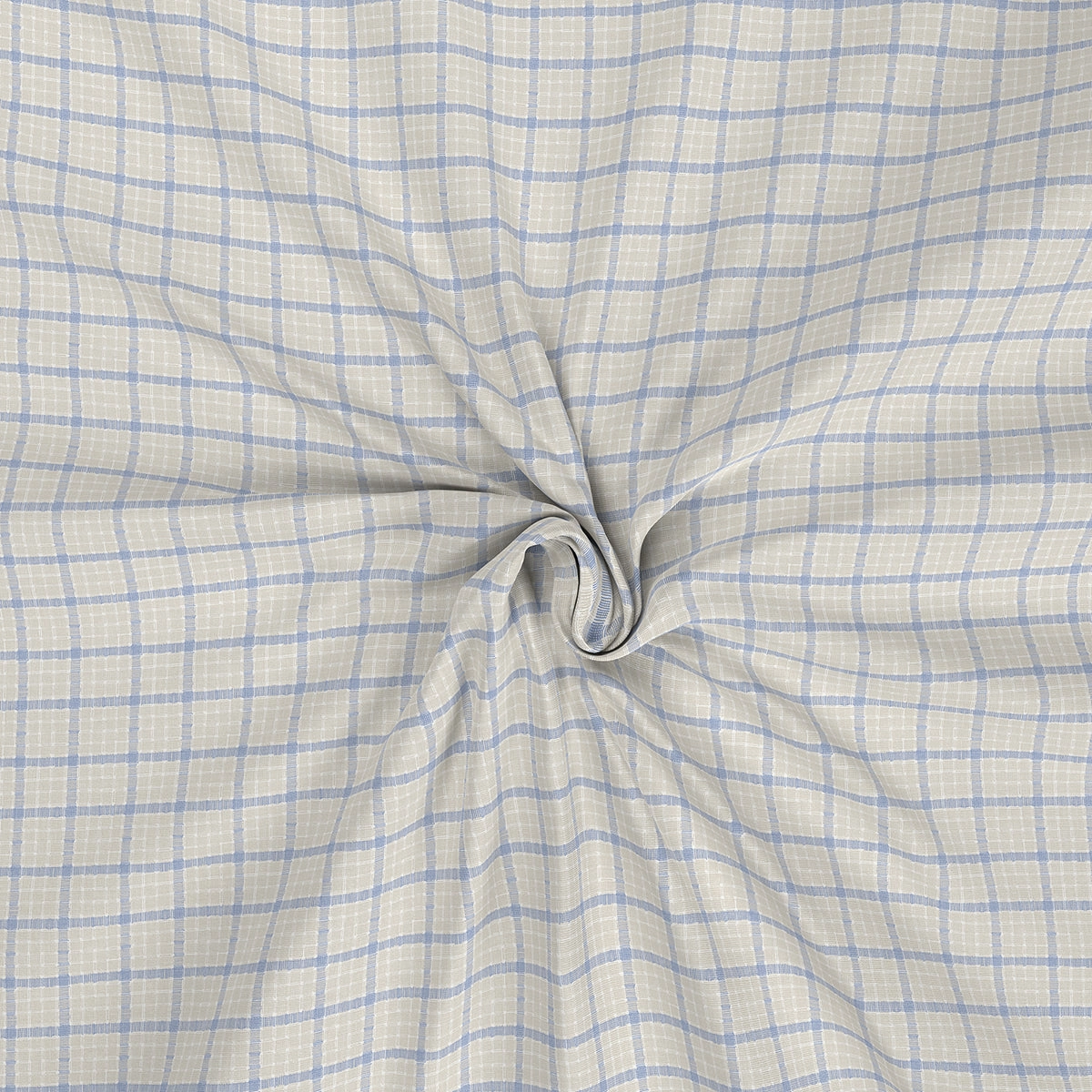 Backyard Patio Adrian Print Blue Bed Sheet with Pillow Case