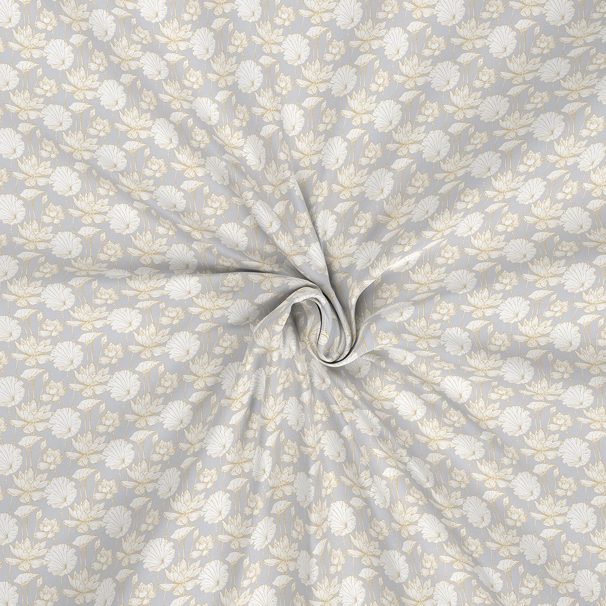 Backyard Patio Albrecht Printed 100%Cotton Yellow Bed Sheet with Pillow Case