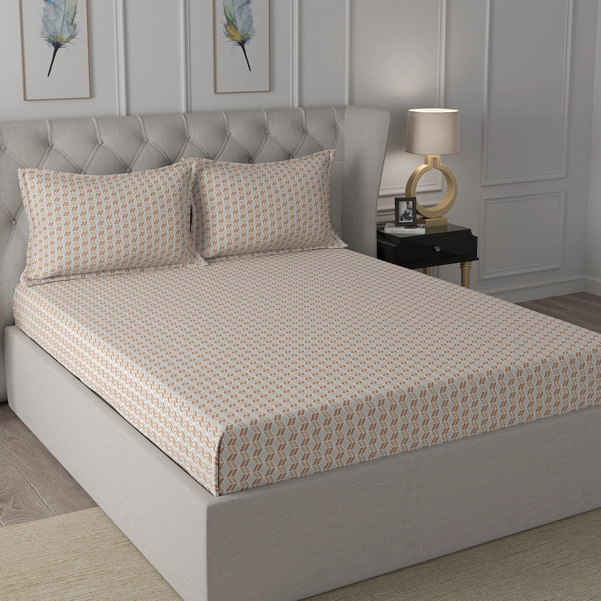 Backyard Patio Morris Bed Bath Set Rust