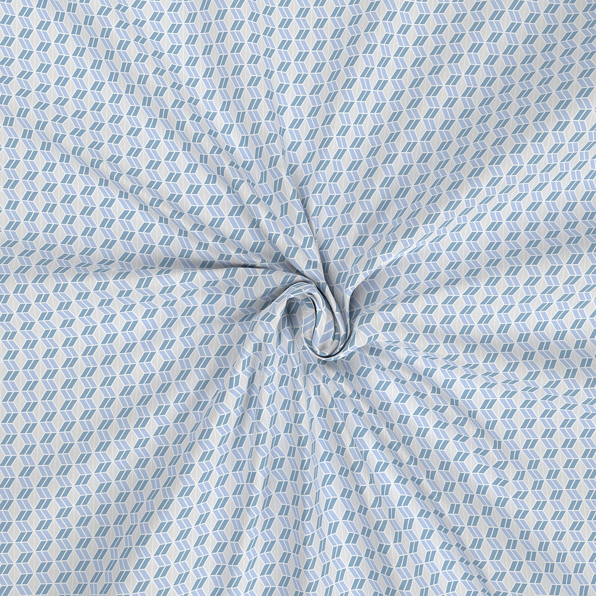 Backyard Patio Morris Printed Bed Sheet With Pillow Case