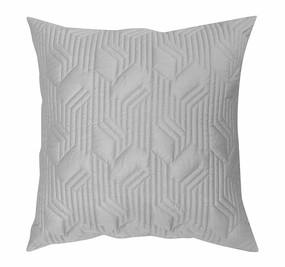Bamboo Azure 400THC Cotton European Pillow Sham Grey