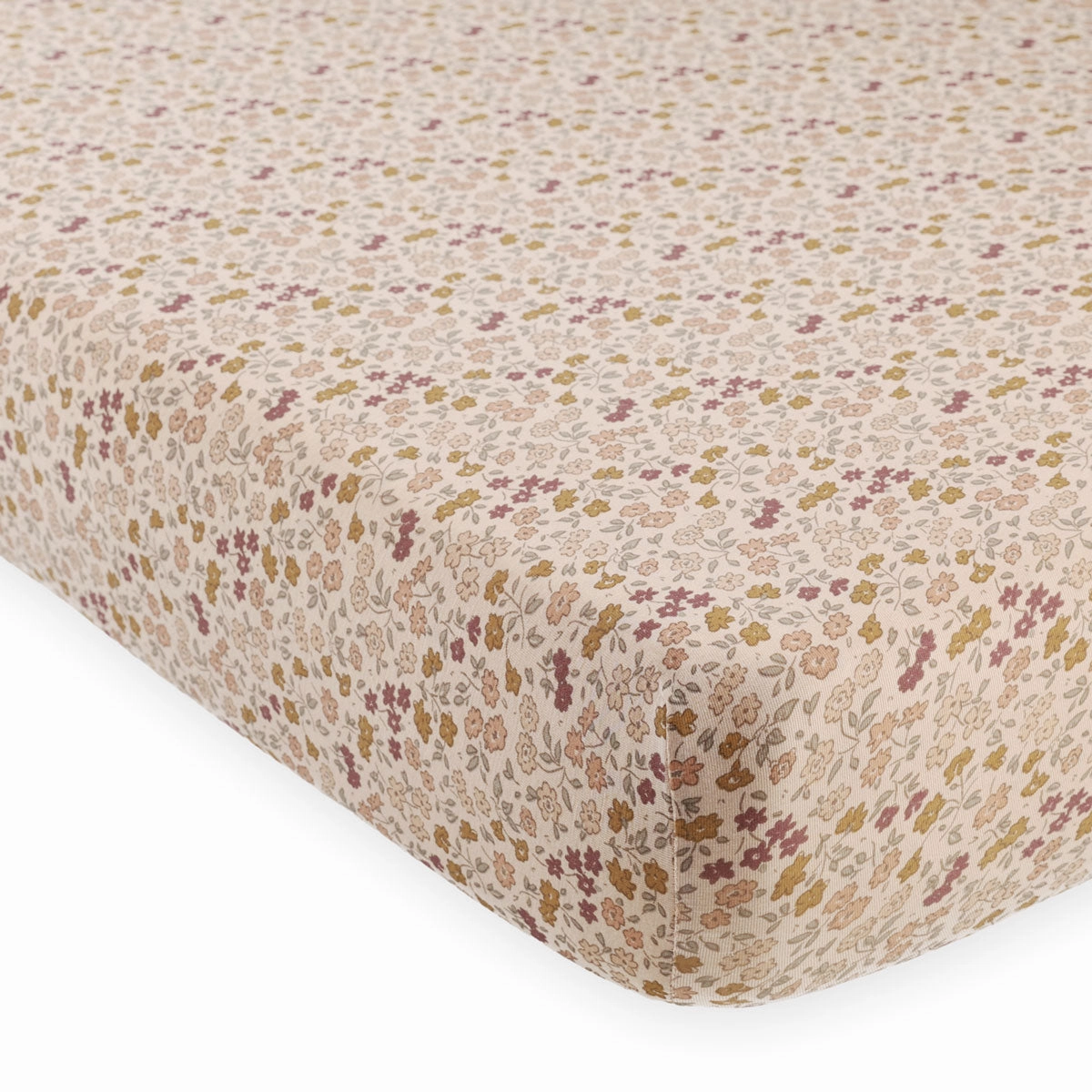 Bamboo Crib Sheet - Posy - Shell - FINAL SALE