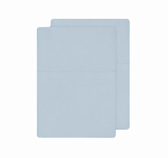 Bamboo Eco 400THC Cotton Standard Pillowcase Pair Sky Blue