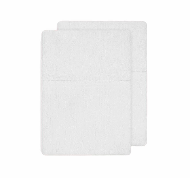 Bamboo Eco 400THC Cotton Standard Pillowcase Pair White