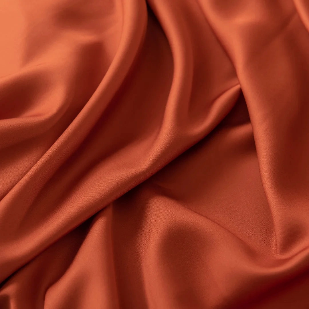 Bamboo Fitted Sheet - Copper Sunset