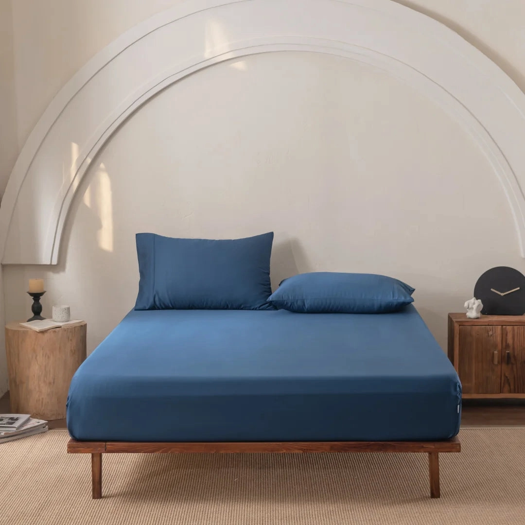 Bamboo Fitted Sheet - Midnight