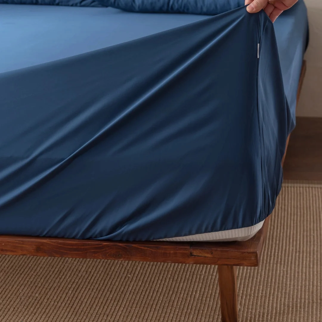 Bamboo Fitted Sheet - Midnight