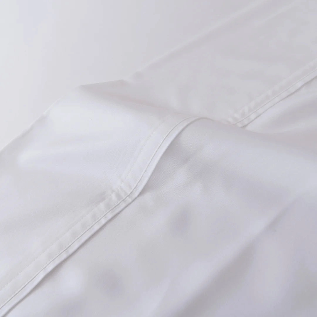 Bamboo Fitted Sheet - White