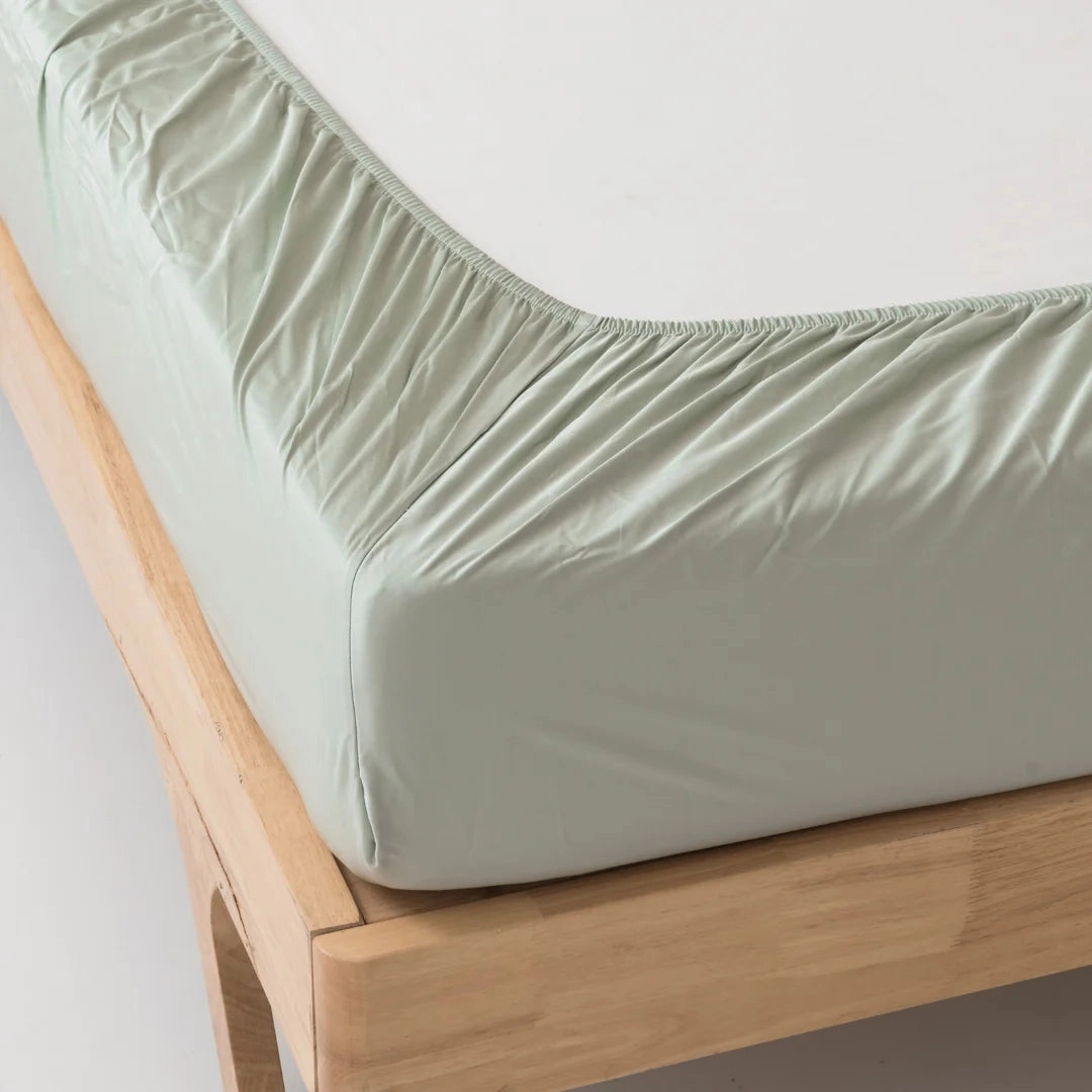 Bamboo Fitted Sheet Set - Sage
